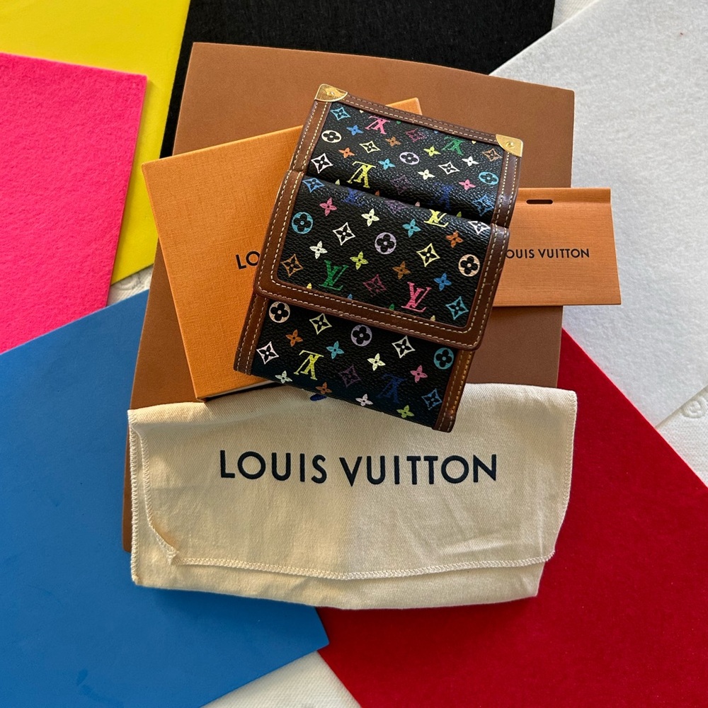 Louis Vuitton Authentic Takashi Murakami Luxury Wallet - Picture 8 of 11